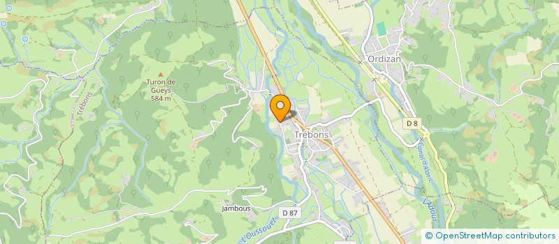 localisation de l'entreprise MONSIEUR JEAN ARGUELLO  TREBONS