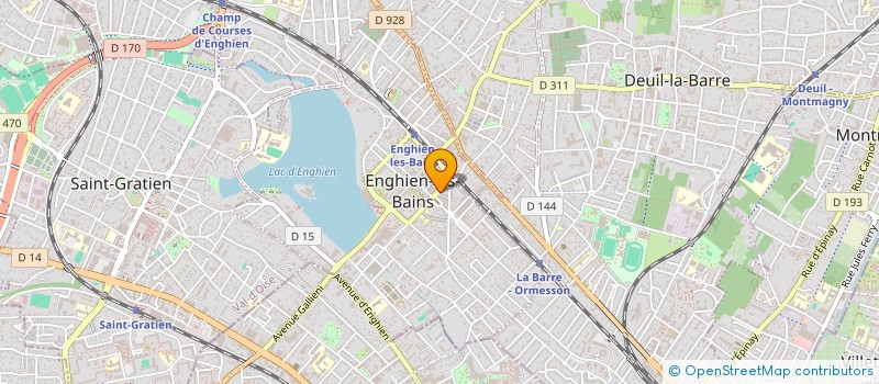 localisation de l'entreprise MONSIEUR JEAN ARMAND  ENGHIEN-LES-BAINS