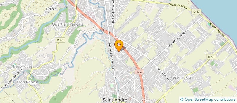 localisation de l'entreprise MONSIEUR JEAN ARMOET à SAINT-ANDRE