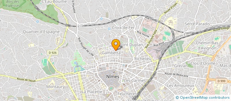 localisation de l'entreprise MONSIEUR JEAN ARNAL  NIMES