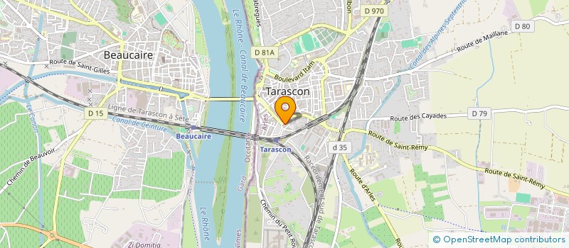 localisation de l'entreprise MONSIEUR JEAN ARNAUD  TARASCON