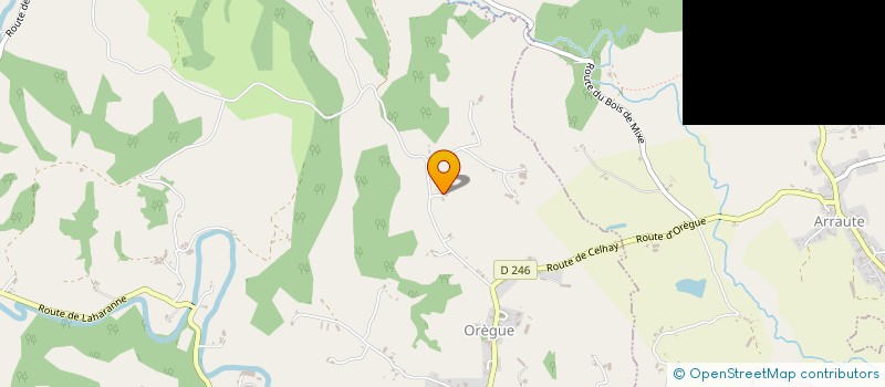 localisation de l'entreprise MONSIEUR JEAN ARNAUD DARRIEUMERLOU  OREGUE