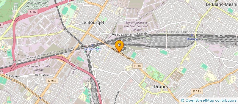 localisation de l'entreprise MONSIEUR JEAN ARNAUD-GODDET  DRANCY