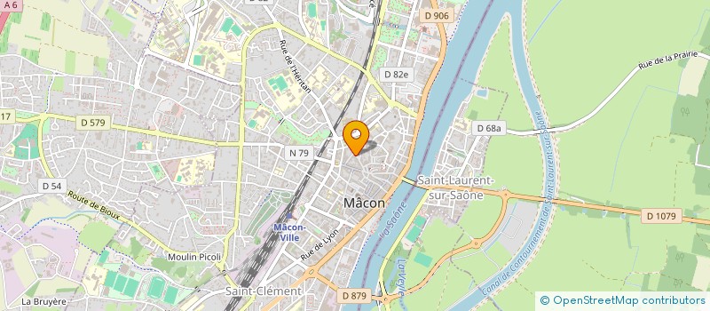 localisation de l'entreprise MONSIEUR JEAN-ARNAUD GOUJON à MACON