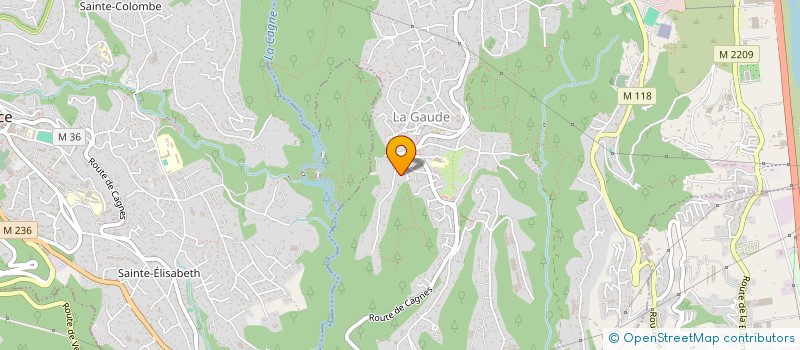 localisation de l'entreprise MONSIEUR JEAN ARNAUDEAU  LA GAUDE