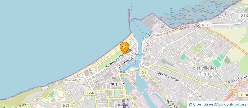 localisation de l'entreprise MONSIEUR JEAN-ARNAULT LECLERCQ à DIEPPE