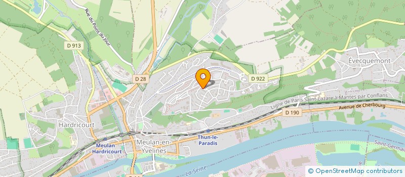 localisation de l'entreprise MONSIEUR JEAN ARNOULD  MEULAN-EN-YVELINES