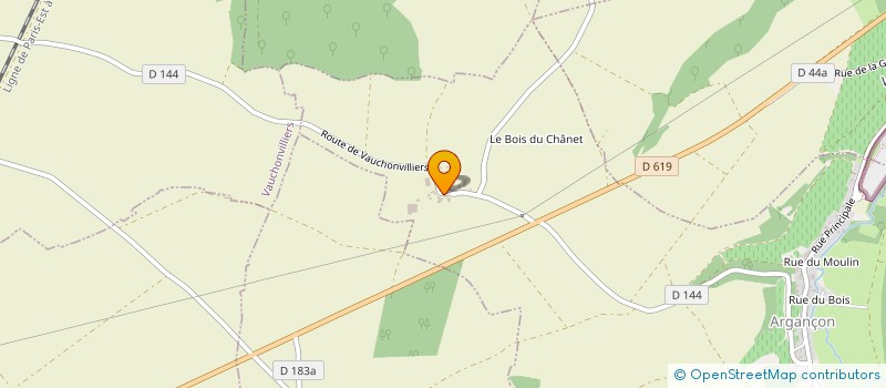 localisation de l'entreprise MONSIEUR JEAN ARNOULT à ARGANCON