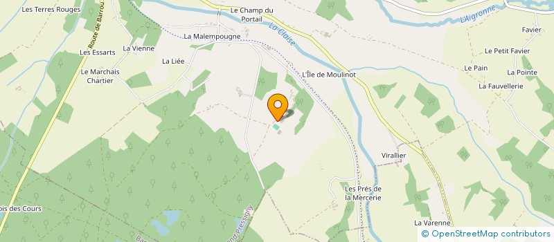 localisation de l'entreprise MONSIEUR JEAN ARNOUX à LE GRAND-PRESSIGNY