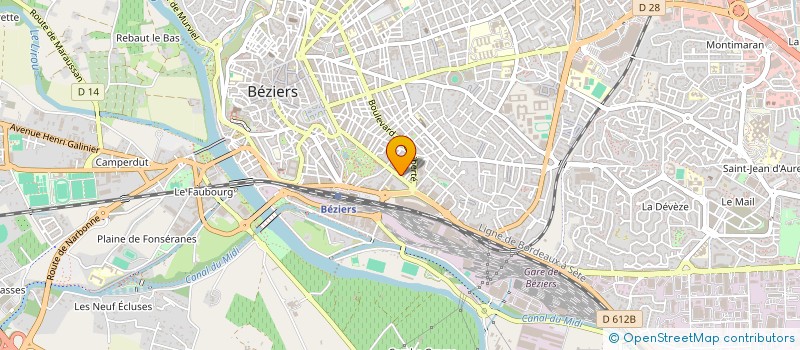 localisation de l'entreprise MONSIEUR JEAN ARNSEK à BEZIERS