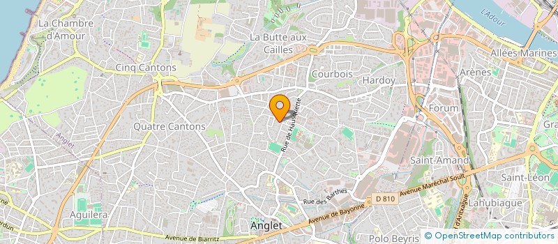 localisation de l'entreprise MONSIEUR JEAN AROSTEGUY à ANGLET