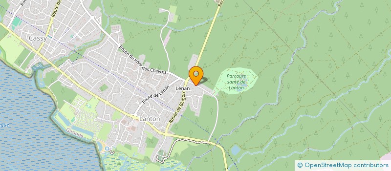 localisation de l'entreprise MONSIEUR JEAN ARRENOUS  LANTON