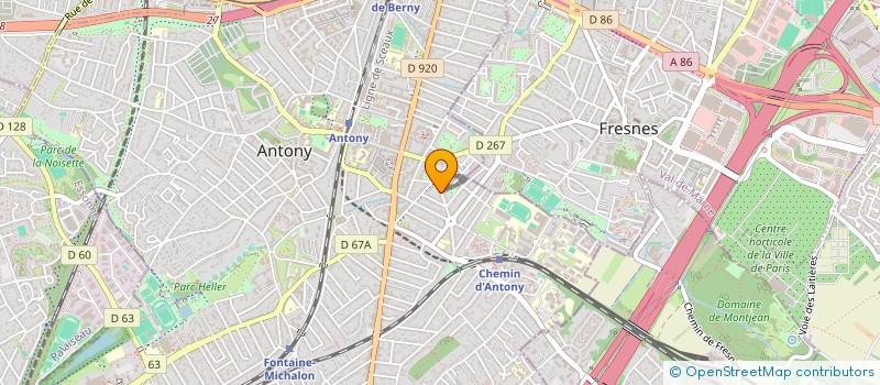 localisation de l'entreprise MONSIEUR JEAN ARRIGNON à ANTONY