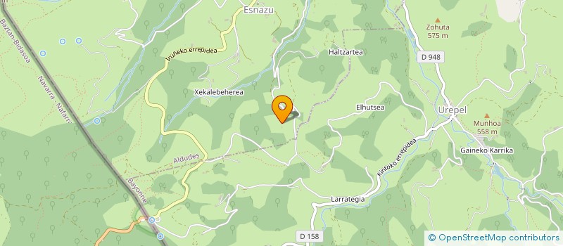 localisation de l'entreprise MONSIEUR JEAN ARROSSA  SAINT-ETIENNE-DE-BAIGORRY