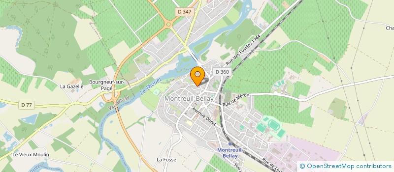 localisation de l'entreprise MONSIEUR JEAN ARTAILLOU  MONTREUIL-BELLAY