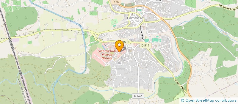 localisation de l'entreprise MONSIEUR JEAN ARTAUD  LAMBESC