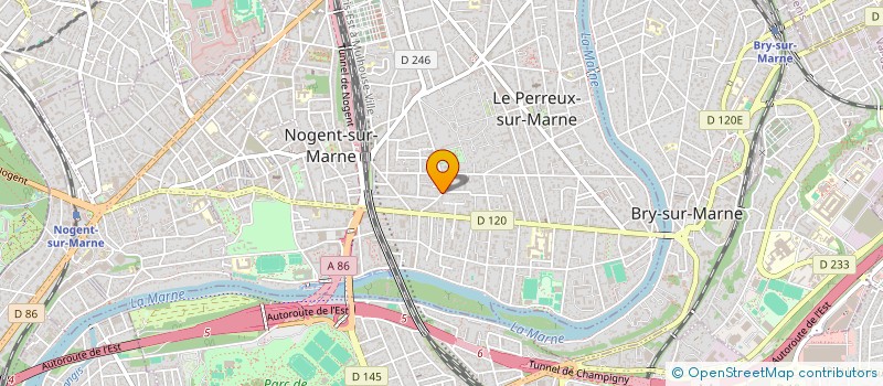 localisation de l'entreprise MONSIEUR JEAN ARTHAUD  LE PERREUX-SUR-MARNE