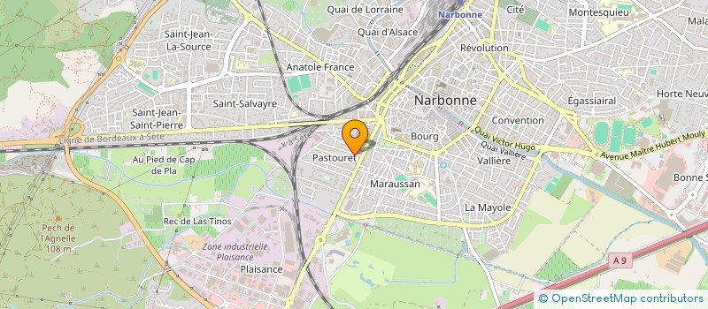 localisation de l'entreprise MONSIEUR JEAN ARTHOZOUL à NARBONNE