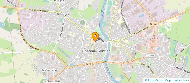 localisation de l'entreprise MONSIEUR JEAN ARTHUIS à CHATEAU-GONTIER-SUR-MAYENNE