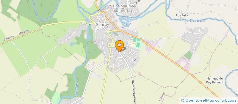 localisation de l'entreprise MONSIEUR JEAN ARTUS  GENCAY