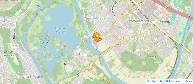 localisation de l'entreprise MONSIEUR JEAN ASCENSIO  CERGY