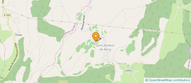 localisation de l'entreprise MONSIEUR JEAN ASENSIO  SAINT-ANDEOL-DE-BERG