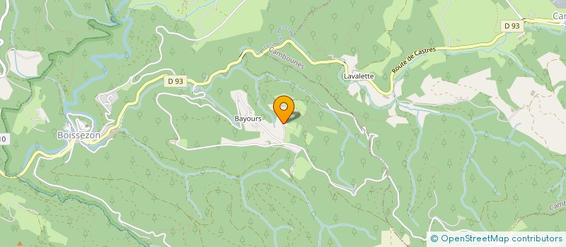 localisation de l'entreprise MONSIEUR JEAN ASSEMAT  BOISSEZON