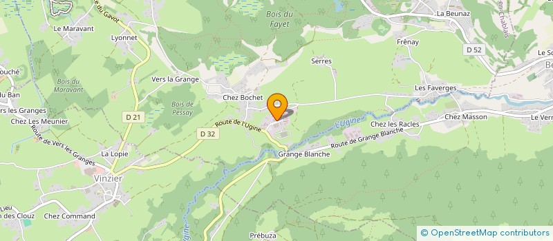 localisation de l'entreprise MONSIEUR JEAN ASSIER  SAINT-PAUL-EN-CHABLAIS