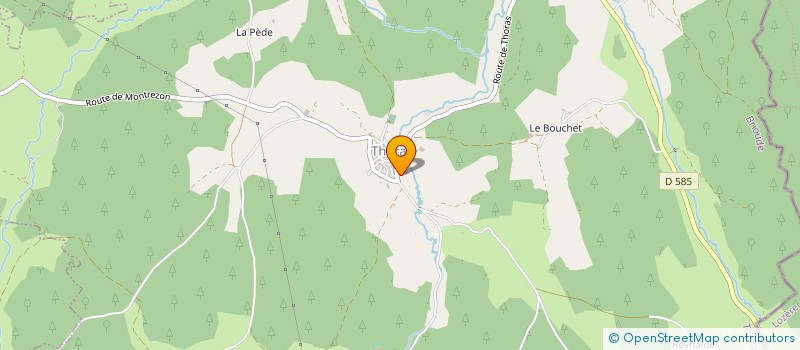 localisation de l'entreprise MONSIEUR JEAN ASTRUC  ESPLANTAS-VAZEILLES