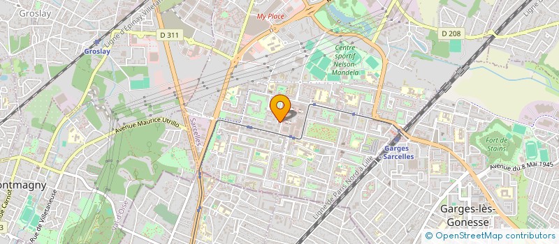 localisation de l'entreprise MONSIEUR JEAN ATTALI  SARCELLES