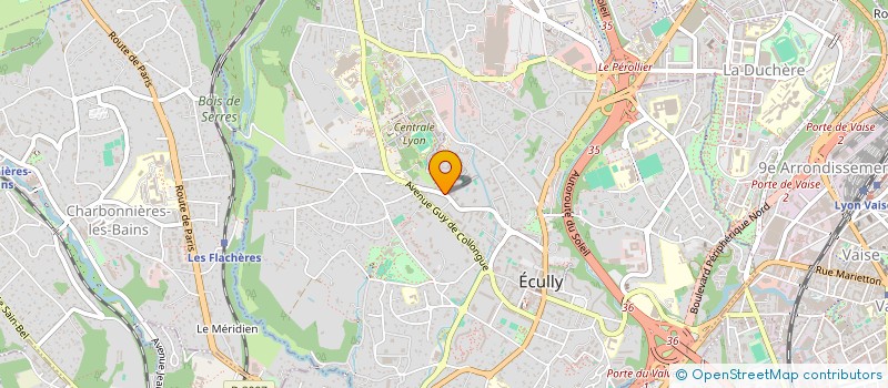 localisation de l'entreprise MONSIEUR JEAN AUBANEL  ECULLY