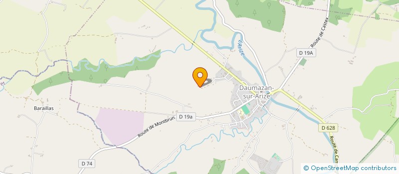 localisation de l'entreprise MONSIEUR JEAN AUBAUX à DAUMAZAN-SUR-ARIZE