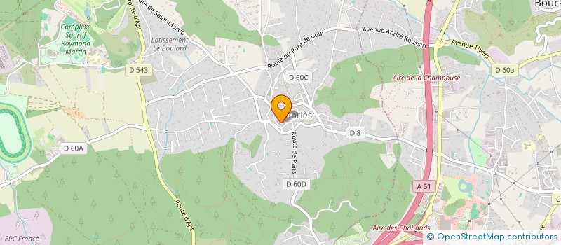 localisation de l'entreprise MONSIEUR JEAN AUBE à CABRIES