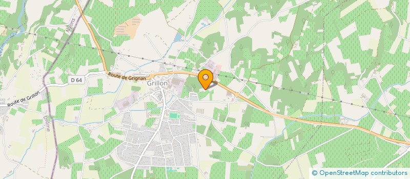 localisation de l'entreprise MONSIEUR JEAN AUBERT  GRILLON