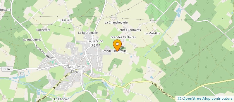 localisation de l'entreprise MONSIEUR JEAN AUBERT à SAINT MARS D'OUTILLE