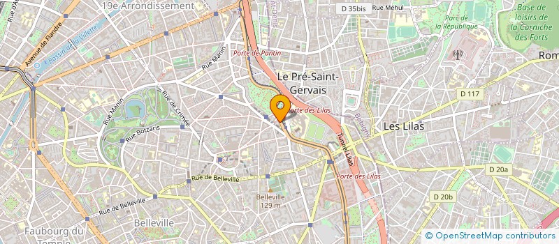 localisation de l'entreprise MONSIEUR JEAN AUBERT  PARIS