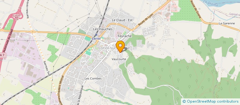 localisation de l'entreprise MONSIEUR JEAN AUBERT  LORIOL-SUR-DROME