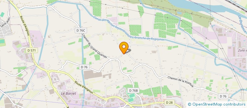 localisation de l'entreprise MONSIEUR JEAN AUBERT  CHATEAURENARD