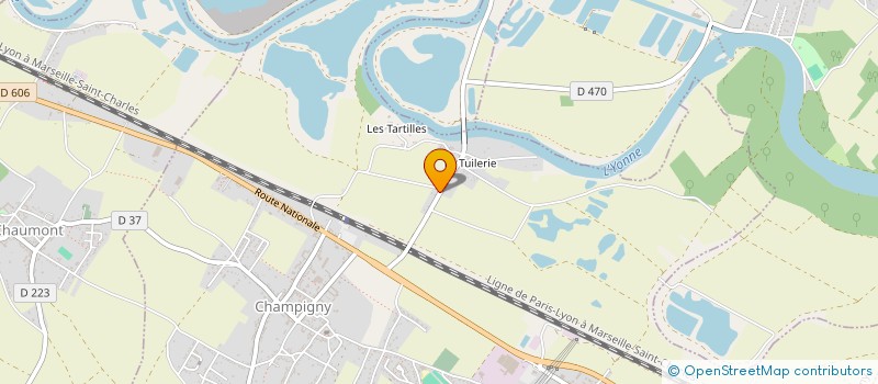 localisation de l'entreprise MONSIEUR JEAN AUBERT  CHAMPIGNY