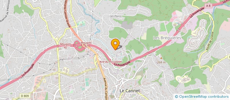 localisation de l'entreprise MONSIEUR JEAN AUBERT à MOUGINS
