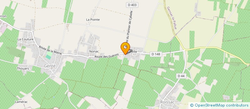 localisation de l'entreprise MONSIEUR JEAN AUBOIN  GENTE