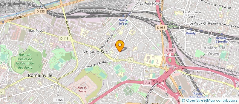 localisation de l'entreprise MONSIEUR JEAN AUBOIN à NOISY-LE-SEC