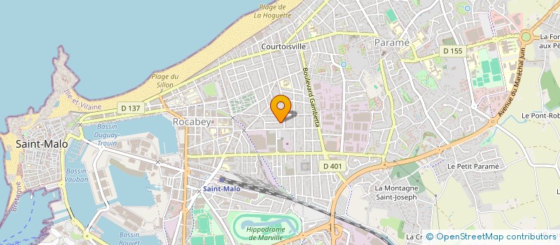 localisation de l'entreprise MONSIEUR JEAN AUBREE à SAINT-MALO