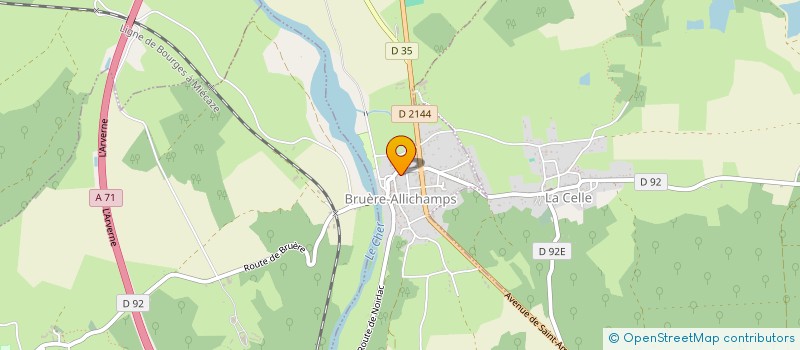 localisation de l'entreprise MONSIEUR JEAN AUBRUN  AINAY-LE-VIEIL