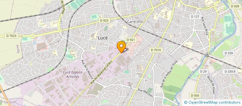 localisation de l'entreprise MONSIEUR JEAN AUBRY à LUCE