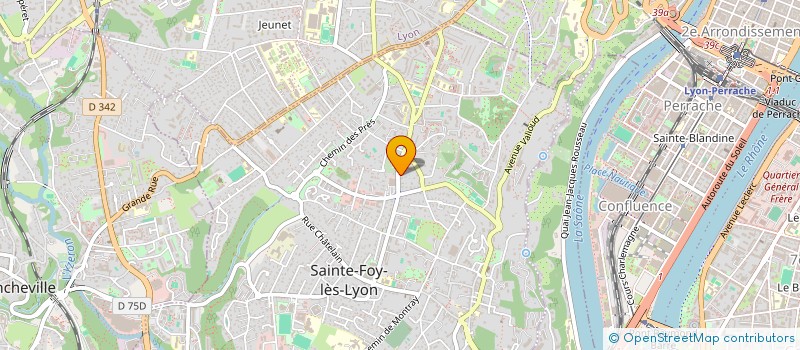 localisation de l'entreprise MONSIEUR JEAN AUCLAIRE à SAINTE-FOY-LES-LYON