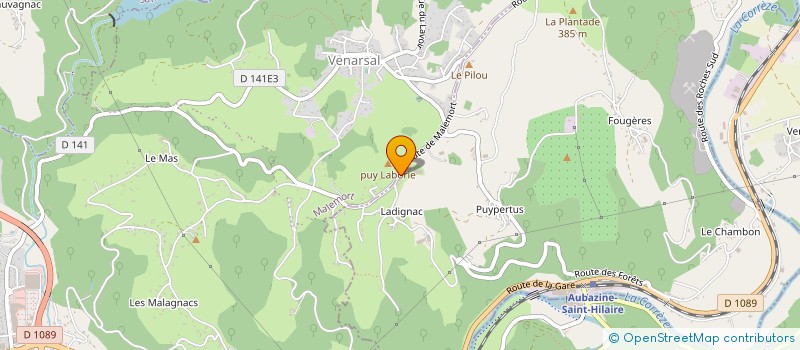 localisation de l'entreprise MONSIEUR JEAN AUCONIE à SAINT-HILAIRE-PEYROUX