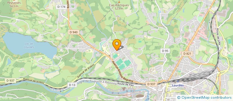 localisation de l'entreprise MONSIEUR JEAN AUDEBRAND à LOURDES