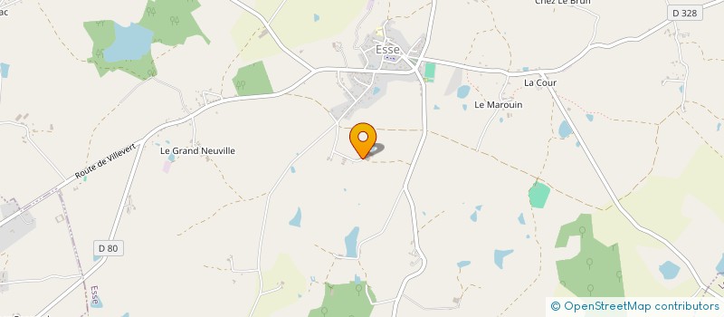 localisation de l'entreprise MONSIEUR JEAN AUDONNET  ESSE