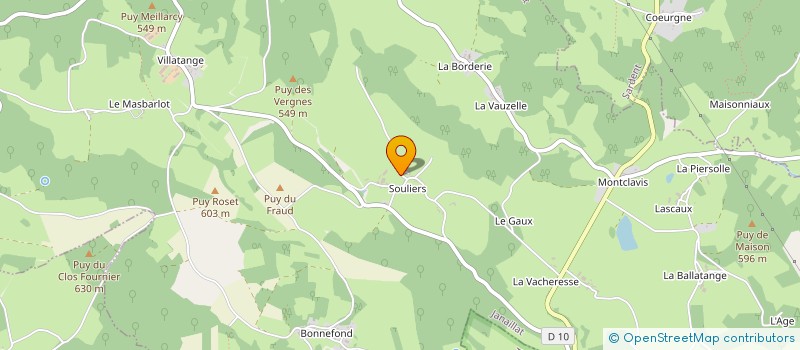 localisation de l'entreprise MONSIEUR JEAN AUFAURE à JANAILLAT
